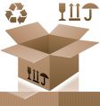 Cardboard box Cardboard box vector image