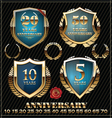 Anniversary design element collection vector image