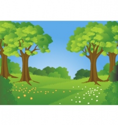 Natural background vector image