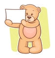 Teddy Bear sign vector image