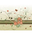 Background flower vector image