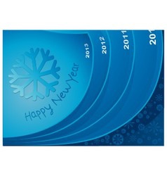New Year 2013 in the way vector image