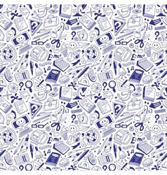 School education - seamless background vector image
