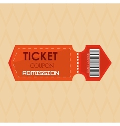 Vintage paper ticket elements Royalty Free Vector Image