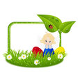 Greeting card for Easter vector image
