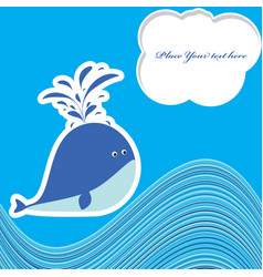 Baby shower card vector image