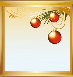 Christmas frame Christmas frame vector image