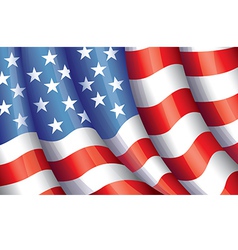 American flag vector image