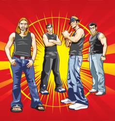 Cool boyz vector image