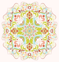 Color circle background vector image