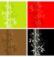 Bamboo pattern seamless vector image