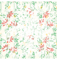 Vintage floral pattern vector image
