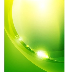 Shiny wave abstract background vector image