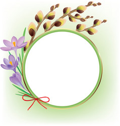 Spring composition vector image