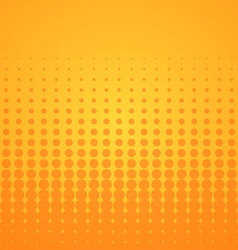 Orange Halftone Pattern vector image