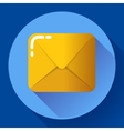 Small parcel package letter or mail flat icon Small parcel package letter or mail flat icon vector image