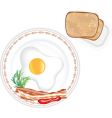 Breakfast vector image