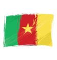 Grunge Cameroon flag vector image