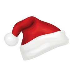Santa hat vector image