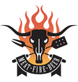 Barbeque logo vector image