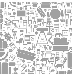 Furniture a background2 vector image