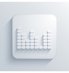 Light square icon Eps10 vector image