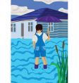 Flood vector image