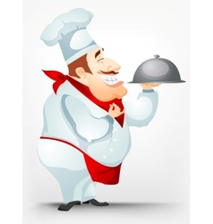 Cheerful Chubby Men vector image
