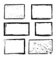 Rough grunge distressed ink image border Rough grunge distressed ink image border vector image