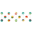 Retro circles vector image