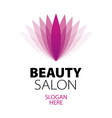 Abstract logo beauty salon vector image