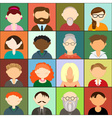 Set of avatars flat design Set of avatars flat design vector image