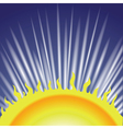 Sun vector image