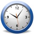 Office clock vector image