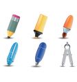 Writing and drawing icon vector image