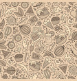 Cartoon summer time seamless pattern Cartoon summer time seamless pattern vector image