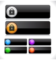 Website template buttons vector image