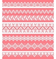 Cute straight seamless lace set vector image