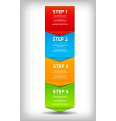Concept of business process improvements chart vector image