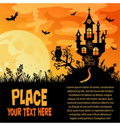 Halloween background vector image