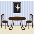 Interior of cafe vector image