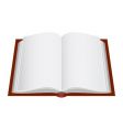 Opened book vector image
