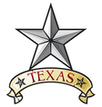 Star - symbol of the state of Texas vector image
