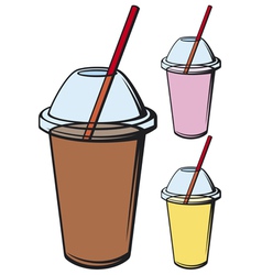 Milk shake vector image