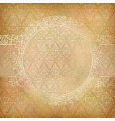 Lace Banner Card Abstract Vintage Background vector image
