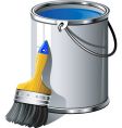 Paint brush and bucket vector image