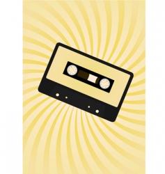 Retro party background vector image