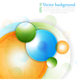 Bright circles vector image