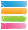 Grunge banners vector image