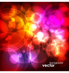 Abstract Bubble Glow Background vector image